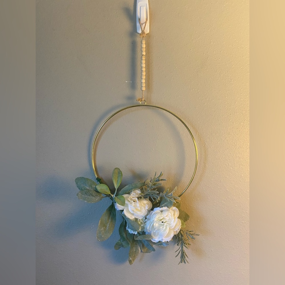 Floral Hoop Wall Hanging